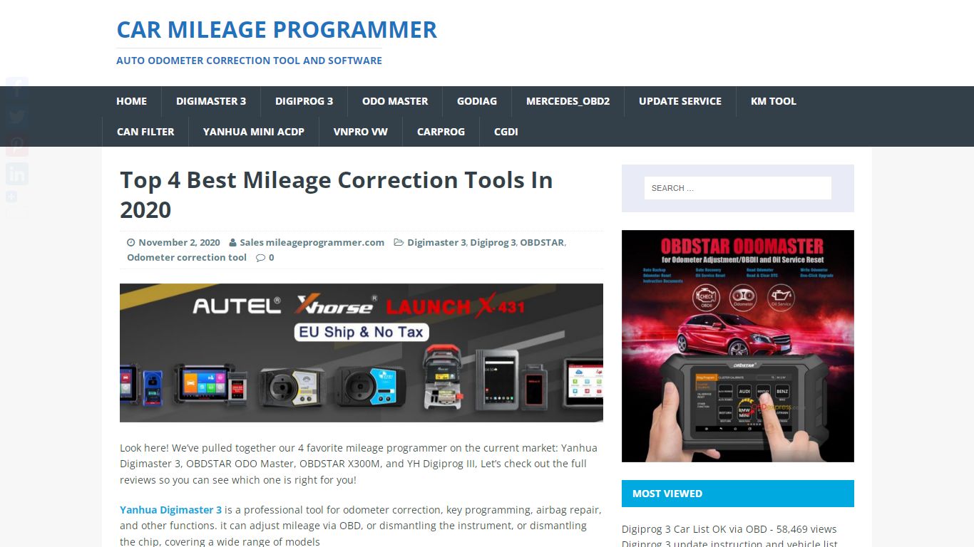 Top 4 Best Mileage Correction Tools In 2020